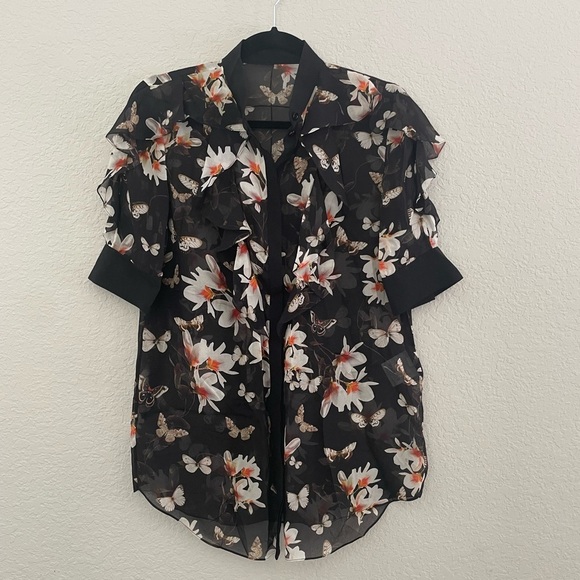 Givenchy Silk Flower Blouse - Picture 3 of 10